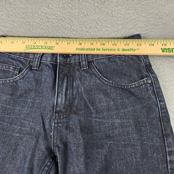 Nautica Jeans Boy's 12 Bootcut Dark Wash Blue Denim Pants - Picture 3 of 9